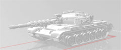 3d Printed 1/35/72 Russian F-series "Resistor" Object 140 Medium Tank Kit