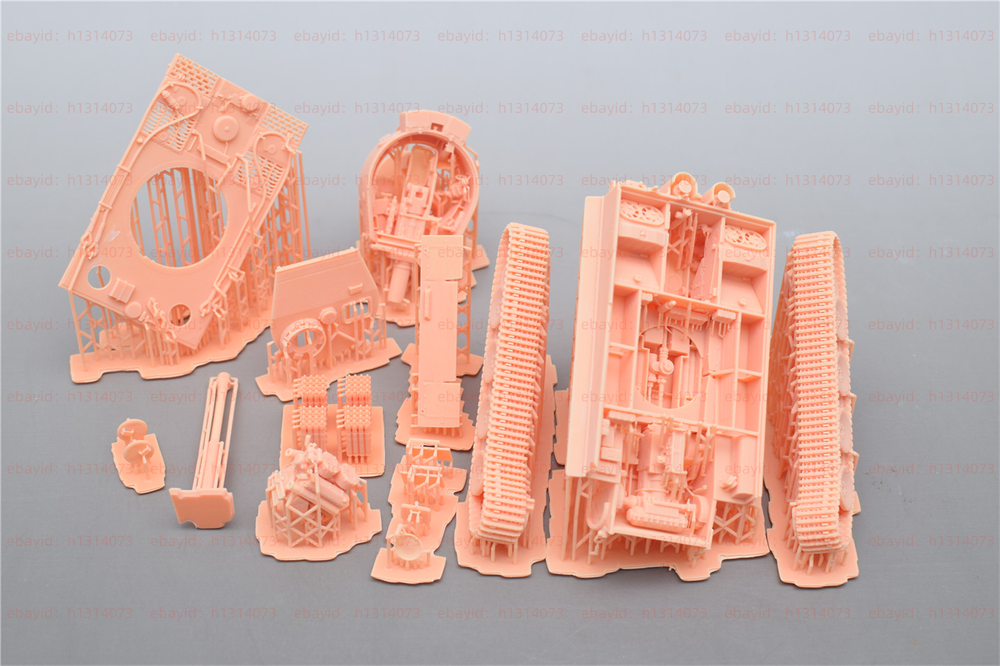 3d Printed 1/72 Germany Tiger Tank Unpainted Kit