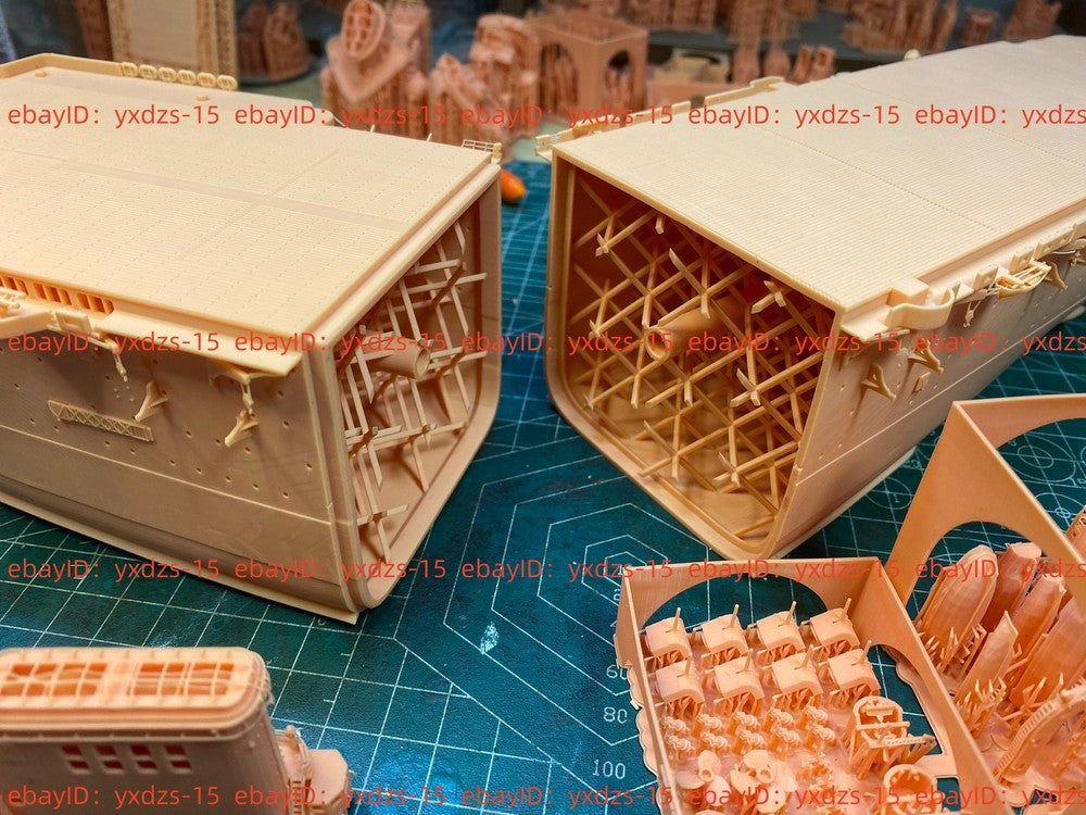 3d Printed 1/350 Wwii French Bearn Aircraft Carrier(full Hull/waterline)