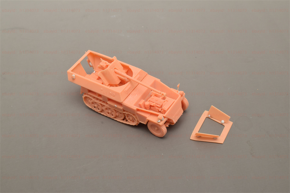 3d Printed 1/72 Sd.Kfz.250 Ausf. B with PaK38 Unpainted Kit