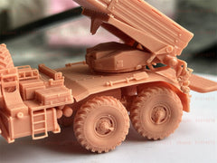 3d Printed 1/72 BM21 Grad Multiple Launch Rocket System Unpainted Kit