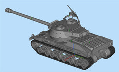 3d Printed 1/35/72 American T28 Prototype Tank Destroyer Kit