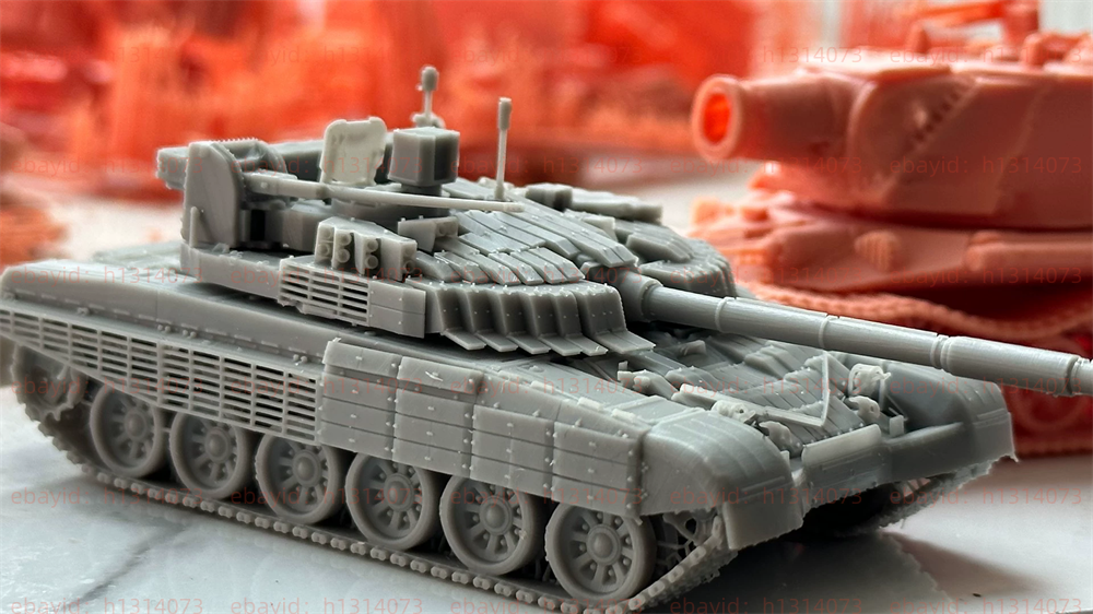 3d Printed 1/72 T-72M2 Main Battle Tank Unpainted Kit