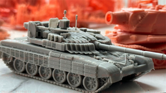 3d Printed 1/72 T-72M2 Main Battle Tank Unpainted Kit
