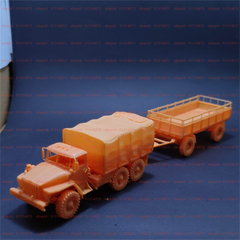 3d Printed 1/72/144 Russia Ural Truck Unpainted Model Kit