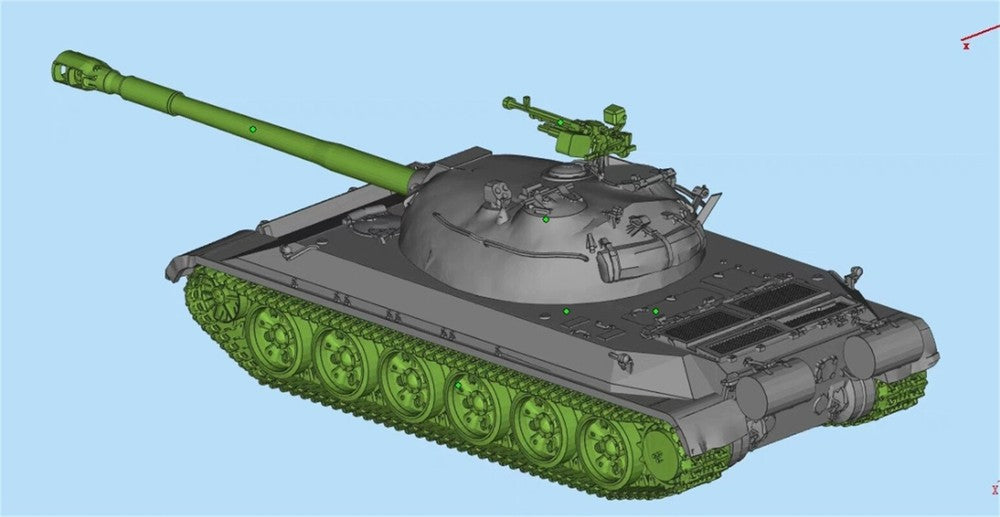 3d Printed 1/35/72 Chinese WZ-112/WZ-113/WZ-113-II Project Heavy Tank Kit