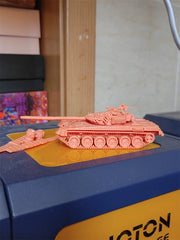 3d Printed 1/72 Soviet T-72A Mod 1985 Main Battle Tank ﻿Unpainted Kit