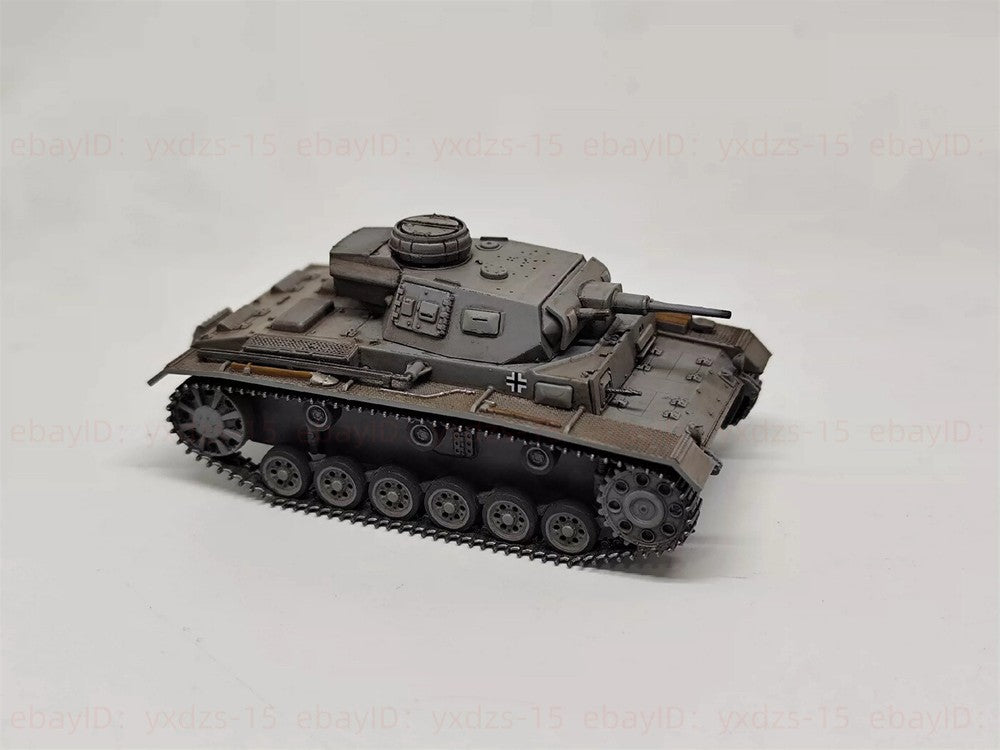 1/72 German Panzerkampfwagen Iii Tank Painted Finished Model