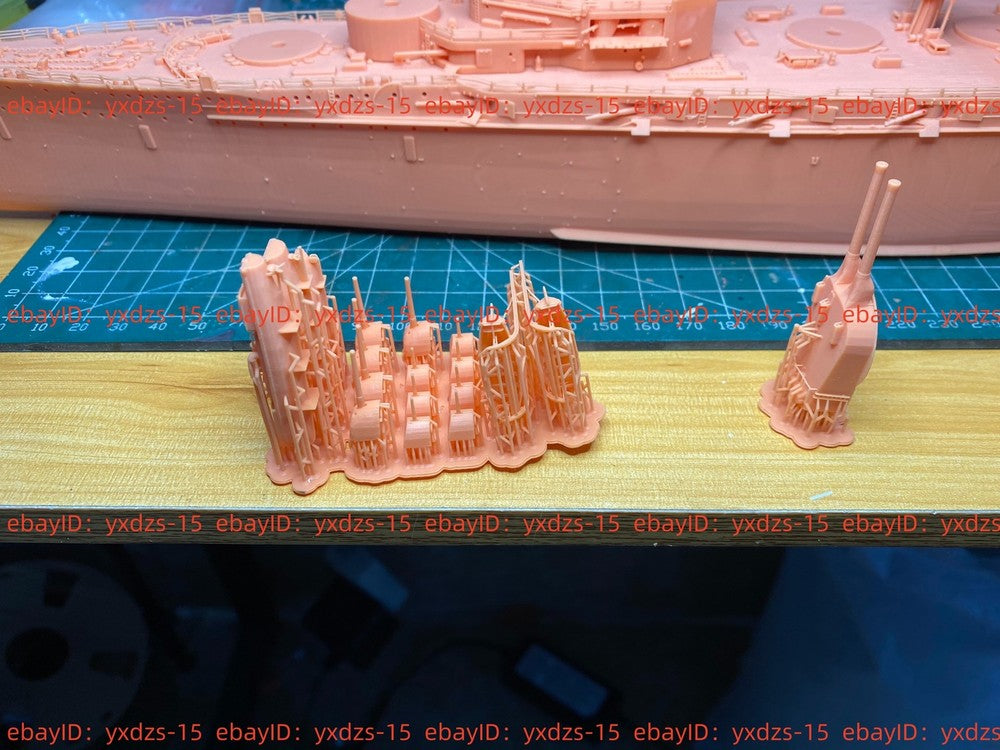3d Printed 1/350 Wwi Hms Agincourt Dreadnought Battleship(full Hull/waterline)