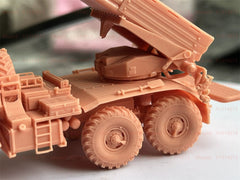 3d Printed 1/72 BM-21 Grad Multiple Rocket Launcher Unpainted Kit