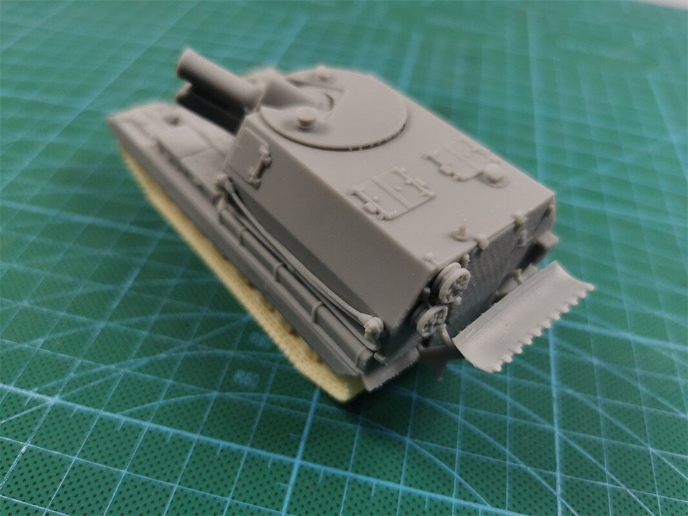 3d Printed 1/72 British Conqueror Gun Carriage Self-Propelled Gun Kit