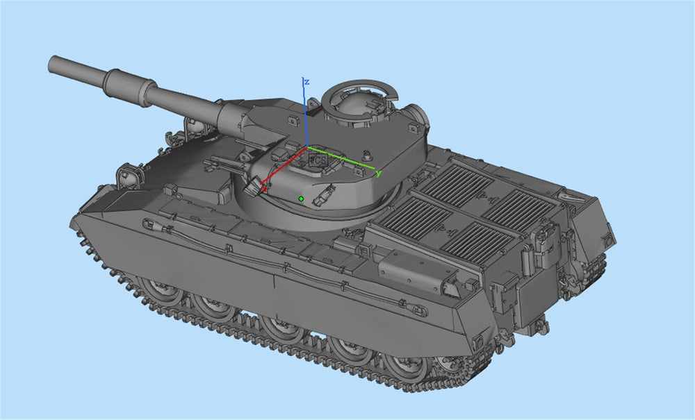 3d Printed 1/72 British Caliban Heavy Tank Kit