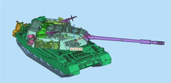 3d Printed 1/35/72 Italian F-series "Proserpina" C45T Main Battle Tank Kit