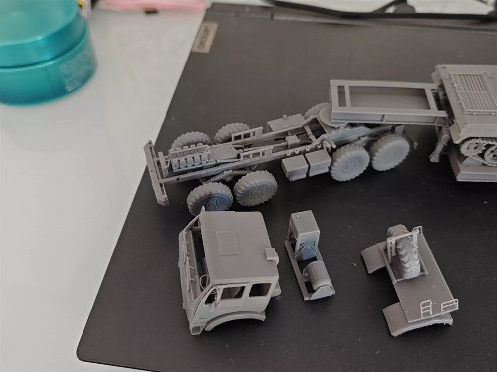 3d Printed 1/72 Serbia Fap 3232-axle Heavy-duty Trailer（no Tank） Unpainted Kit