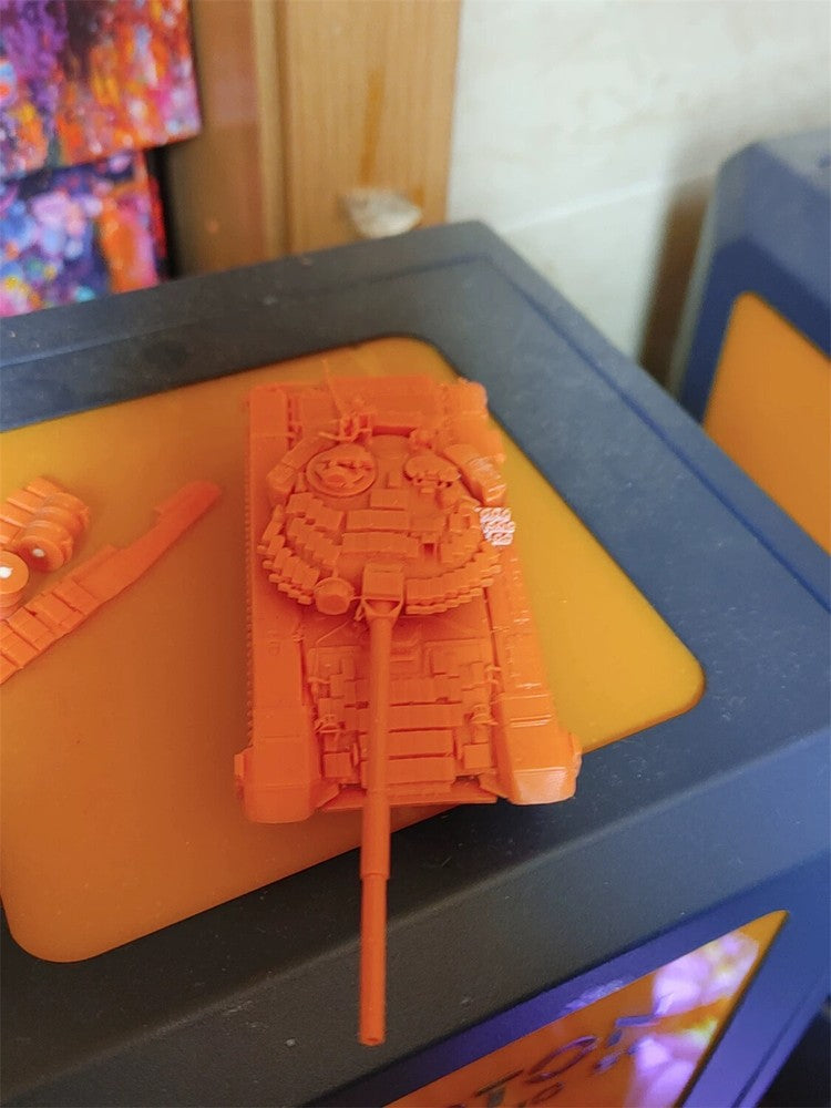 3d Printed 1/72 Soviet T-72A Mod 1985 Main Battle Tank ﻿Unpainted Kit