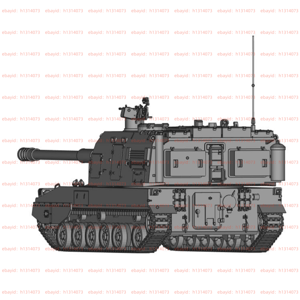 3d Printed 1/72/144 Chinese Plz-05 Self-propelled Howitzer Unpainted Kit