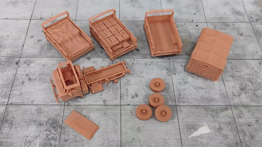 3d Printed 1/72/87 GAZ-66 Off-Road Transport Vehicle ﻿ ﻿Unpainted Kit