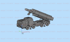 3d Printed 1/72/144 China Changjian-10 Cruise Missile Unpainted Kit