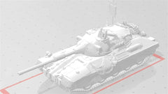3d Printed 1/35/72 Italian F-series "Aquilifer" P40/65 Medium Tank Kit