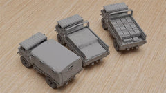 3d Printed 1/72/87 GAZ-66 Off-Road Transport Vehicle ﻿ ﻿Unpainted Kit