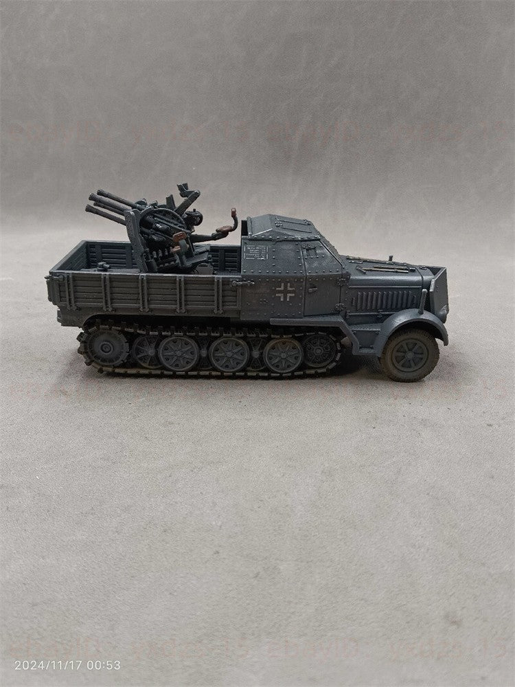 1/35 Half-Track Anti-Aircraft Vehicle Painted Finished Model