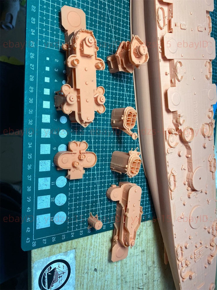 3d Printed 1/350 USS Puerto Rico Cruiser(full Hull/waterline)