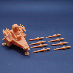 3d Printed 1/72 British Rapier Surface-to-Air Missile System Unpainted Kit