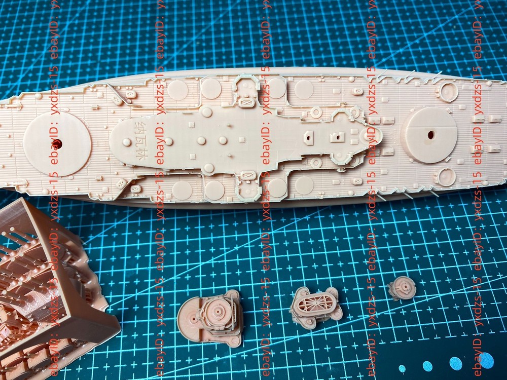 3d Printed 1/700 Soviet Navarin Battleship(full Hull/waterline)