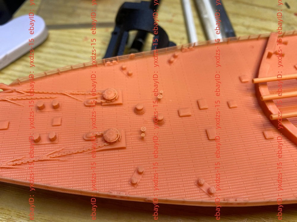 3d Printed 1/350 Soviet Sovetsky Soyuz Class Battleships(full Hull/waterline)