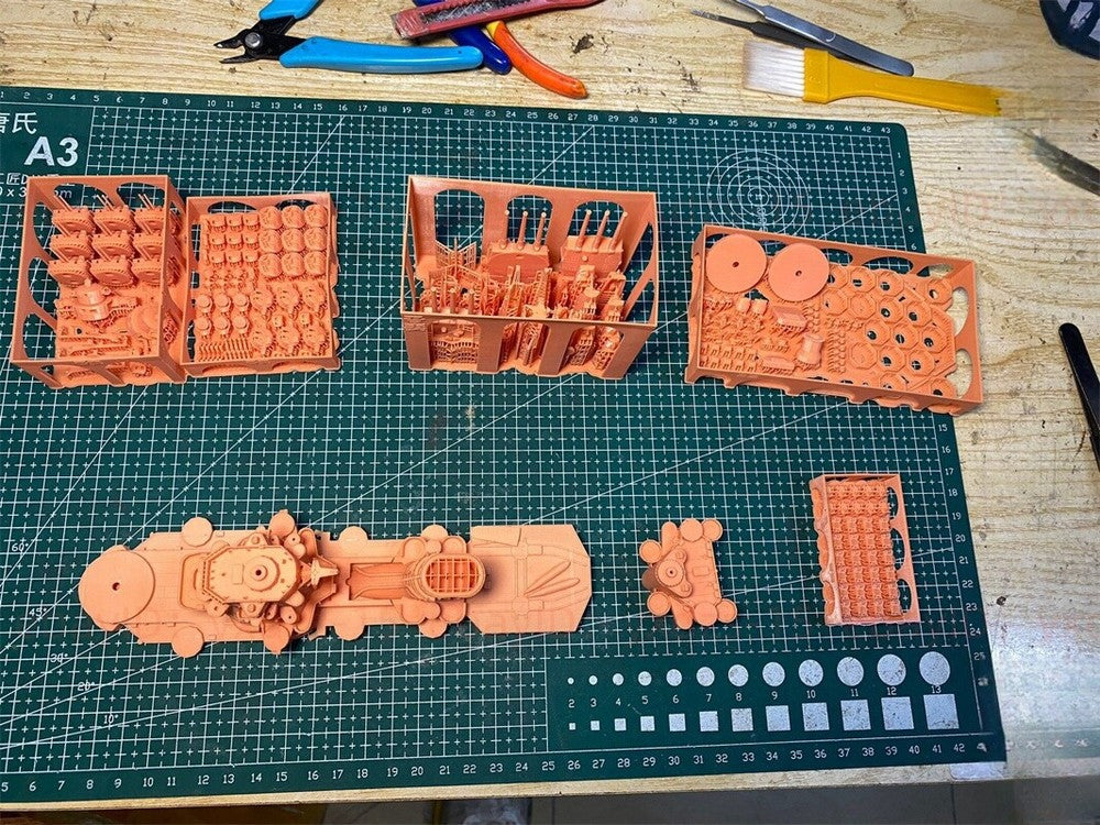 3d Printed Kit 1/350 Ijn Azuma Cruiser(full Hull/waterline)
