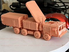 3d Printed 1/72/144 Russian S-400 System92N6E Radar Vehicle Unpainted Kit