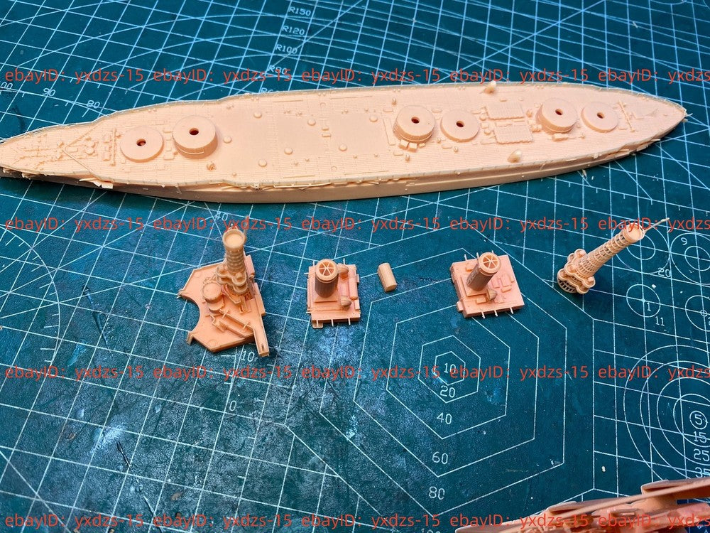 3d Printing Kit 1/700 Us Arkansas Battleship Bb-33(full Hull/waterline)