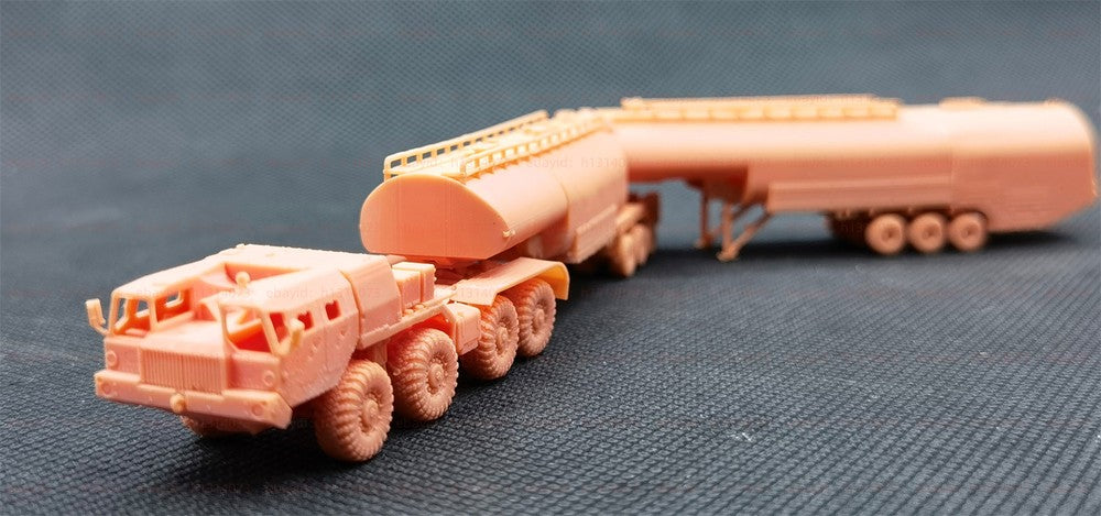 3d Printed Kit 1/72/144 Russian Military's Maz Airport Tanker Truck Tz-90