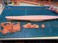 3d Printed 1/700 IJN Cruiser Azuma(full Hull/waterline)