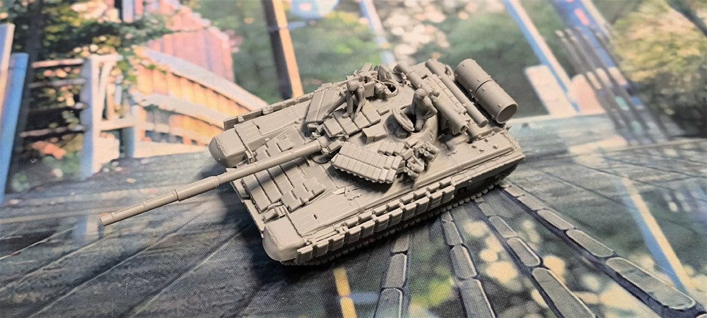 3d Printed 1/72/87 T-64BV Mod.2017 Main Battle Tank Unpainted Kit