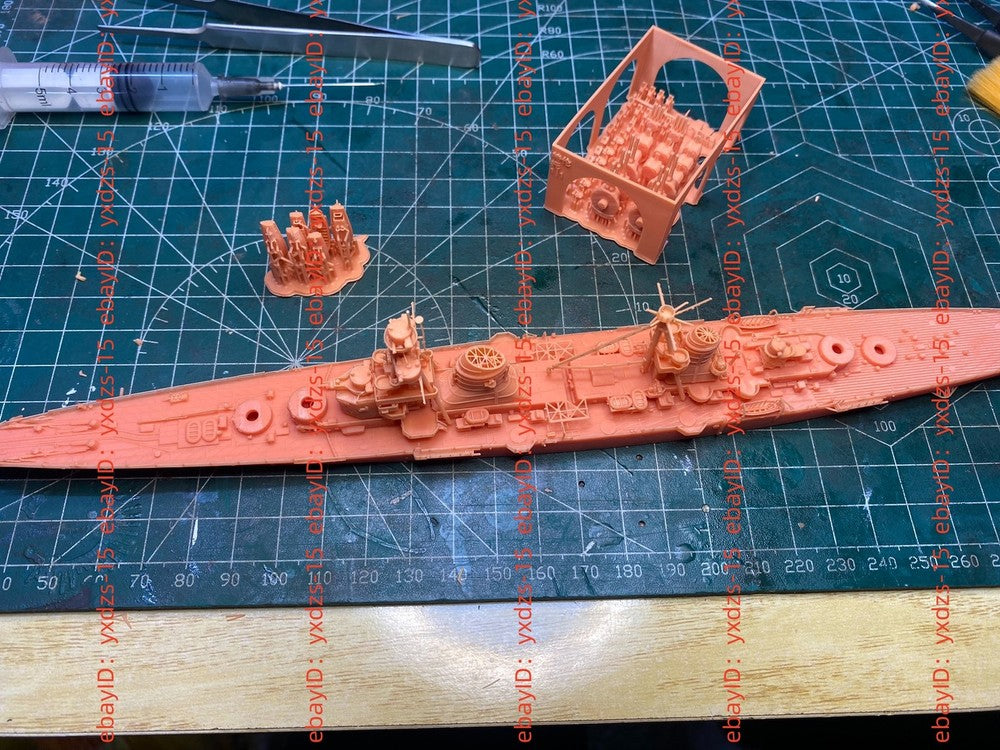 3d Printed 1/700 Italian Trento Class Cruiser(full Hull/waterline)