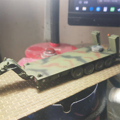 1/72 Germany Faun SLT-50 Tank Transporter with Trailer Painted Finished Model