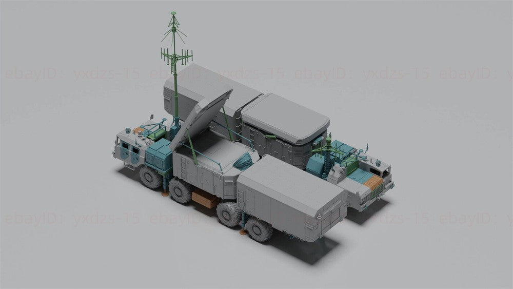 3d Printed 1/72/87 30n6e Radar Vehicle Of S300 System ﻿ Unpainted Kit