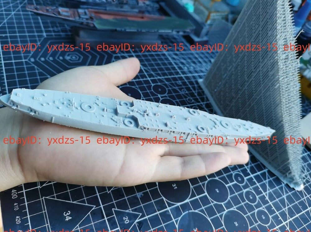 3d Printed 1/700 Russian Cruiser Rurik (1892)(full Hull/waterline)