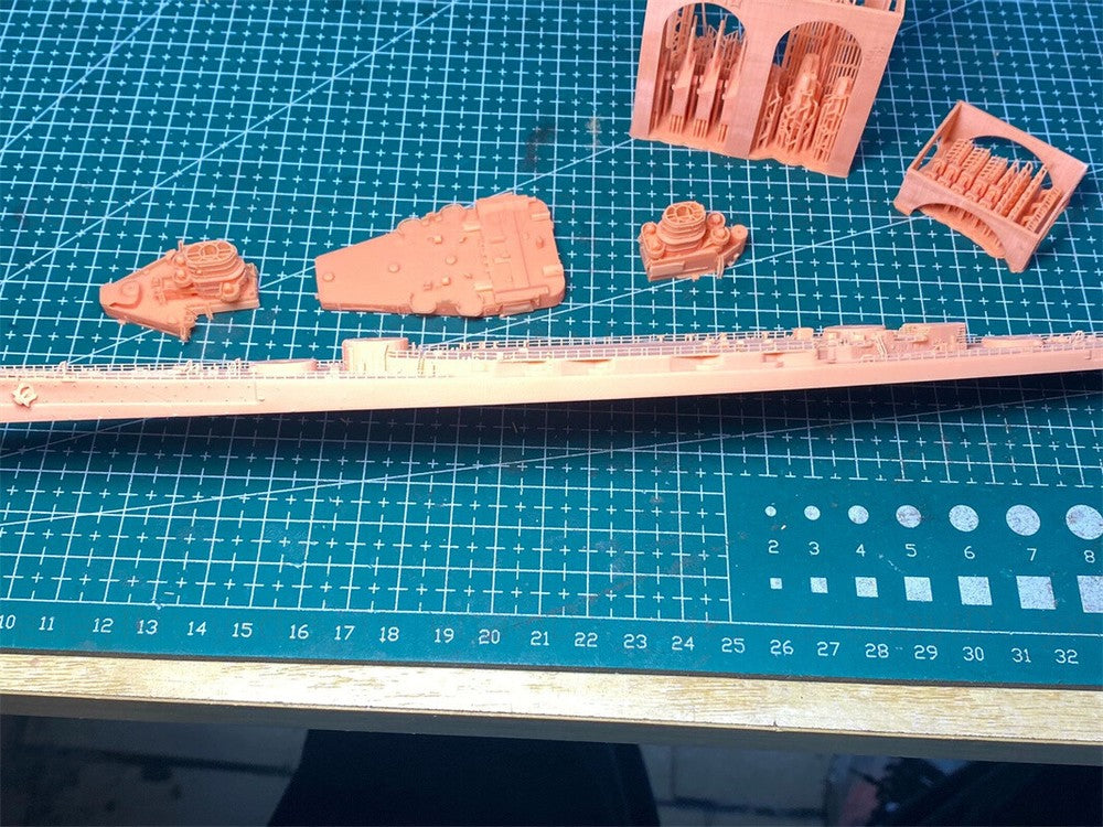 3d Printed 1/700 German Battlecruiser Sms Moltke(full Hull/waterline)