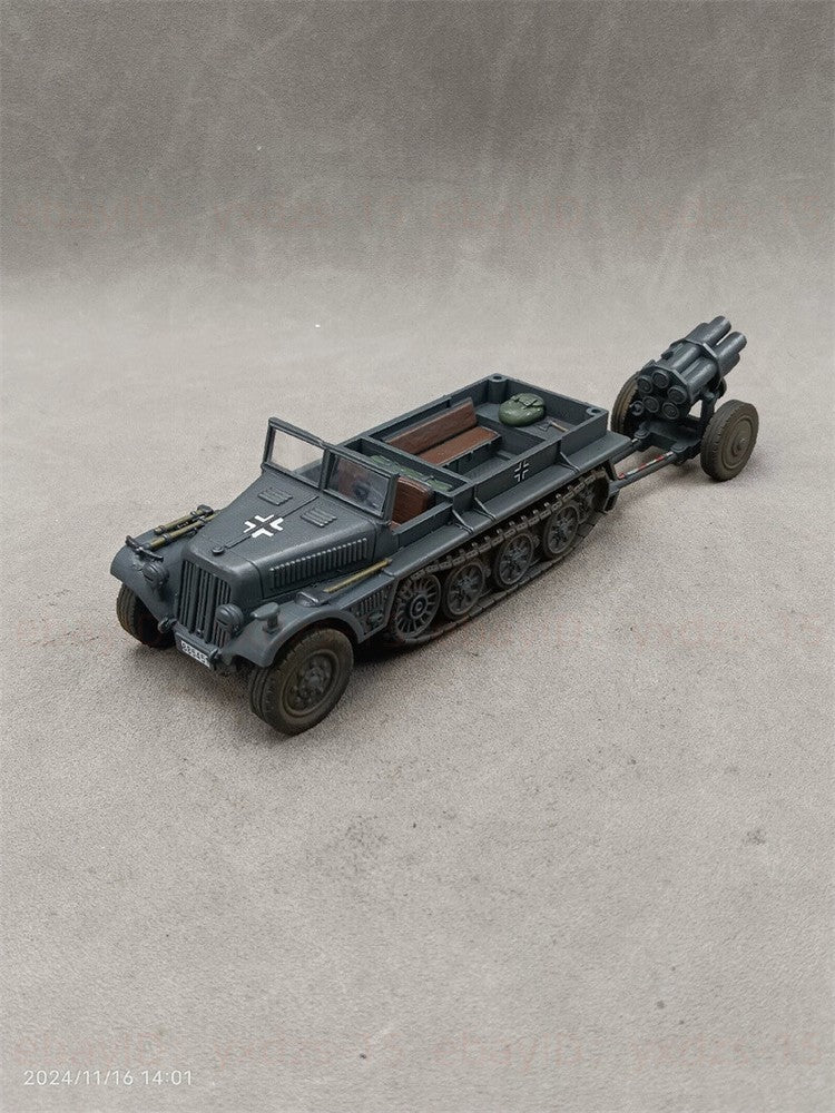 1/35 Sd.kfz. 10 Half-track W/ Multiple Rocket Launcher Painted Finished Model