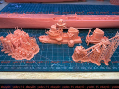 3d Printed 1/350 Paolo Emilio Destroyer(full Hull/waterline)