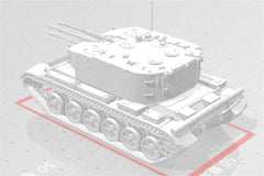 3d Printed 1/35/72 Russian F-series "prut" Object 143 Medium Tank Kit