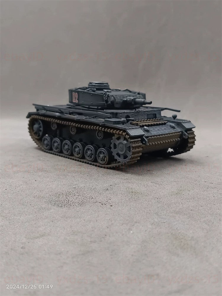 1/35 Panzerkampfwagen Iii Tank Painted Finished Model