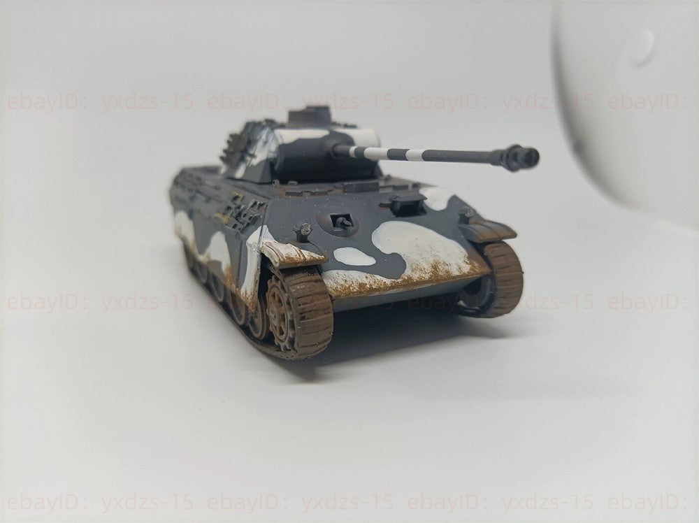 1/72 German Panther Tank Model A With Snow Camouflage Painted Finished Model