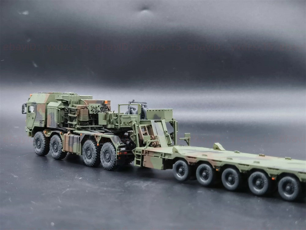 1/72 German Mammoth Trailer With Trailer Board Painted Finished Model