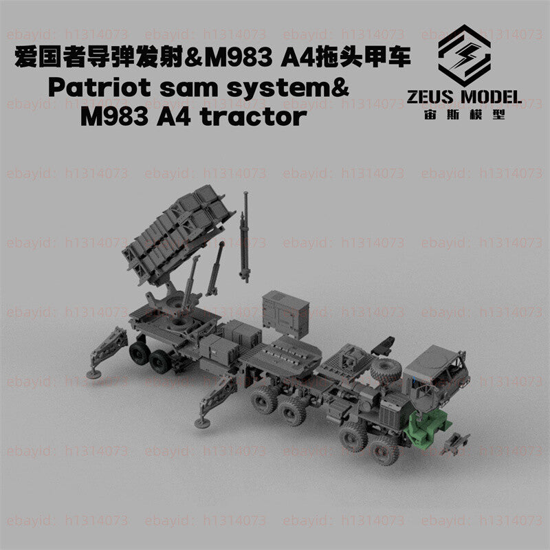 3d Printed Kit 1/144 Patriot Radar & M983 A4 Tractor Head Pac