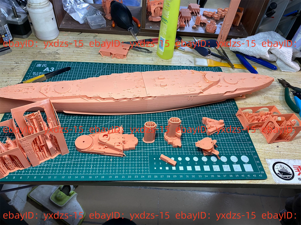 1/350 Hms Barham (04) Of Queen Elizabeth-class Battleships(full Hull/waterline)