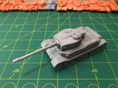 3d Printed 1/72 German Tiger P Heavy Tank ﻿Unpainted Kit
