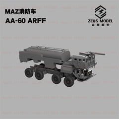 3d Printed 1/72/144 Russian MAZ Airport Fire Engine AA-60